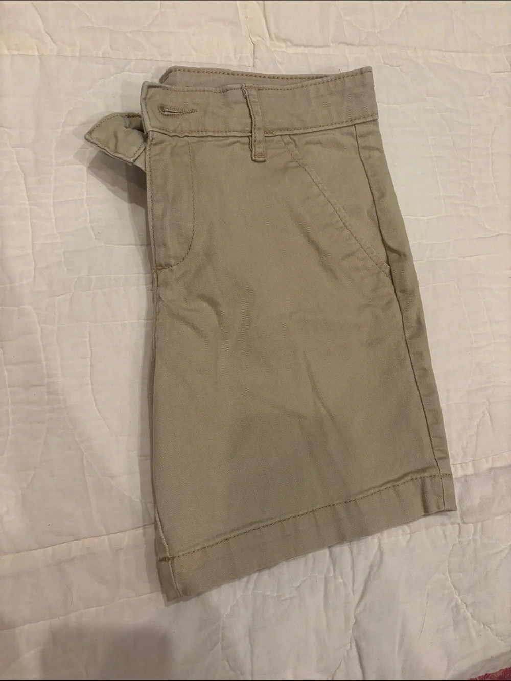 Old Navy Girls Khaki Slim Shorts